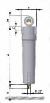 Магистральный фильтр AF 0056, 0076, 0106, 0186, M851X, M851Y, M1210X, M1210Y, M1810X, M1810Y, M500X, M500Y Магистральный фильтр AF 0056, 0076, 0106, 0186